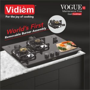 VOGUE V1 3-Burner Gas Cooktop